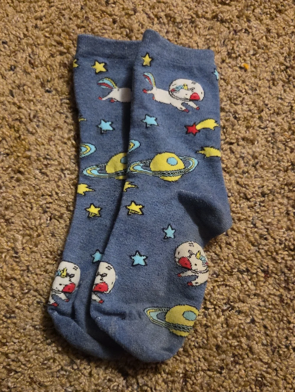 Space Unicorn Socks